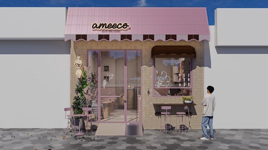 Ameeco storefront at Galleria Market, Gurugram